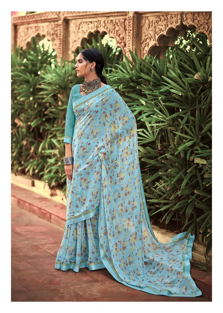 Kashvi Phulwari Casual Wear Georgette Printed Designer Saree Collection